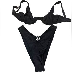 LPA Elegant Black Bikini Set